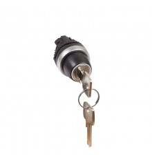 Переключатель с ключом № 455 - Osmoz - для комплектации - без подсветки - IP 66 - 2 положения с фиксацией - 45°  023951  Legrand