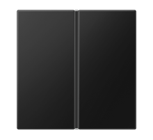 Набор накладок 1 группа для модулей F40; термопласт; черный матовый LS401TSASWM Jung