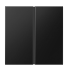 Набор накладок 1 группа для модулей F40; термопласт; черный матовый LS401TSASWM Jung