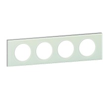 Celiane Смальта Белая Глина Рамка 4-я (2+2+2+2 мод)  069314  Legrand