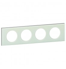 Celiane Смальта Белая Глина Рамка 4-я (2+2+2+2 мод)  069314  Legrand
