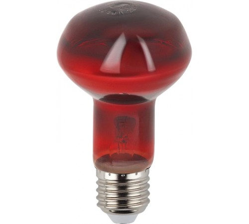 Инфракрасная лампа ИКЗК 230-60 R63 Е27 для обогрева животных 60 Вт Е27  Б0057281  ЭРА