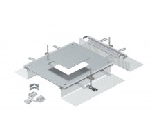 Монтажная секция для канала OKA-G 40140 для лючка GES4 (сталь) (OKA-G A 40140 4)  7424320  OBO Bettermann