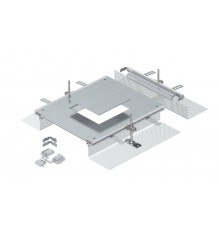 Монтажная секция для канала OKA-G 40140 для лючка GES4 (сталь) (OKA-G A 40140 4)  7424320  OBO Bettermann