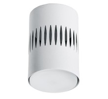 Светильник потолочный под лампу макс 12W, 230V, GX53 и подсветка 4000K, белый HL349  41459  FERON