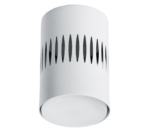 Светильник потолочный под лампу макс 12W, 230V, GX53 и подсветка 4000K, белый HL349  41459  FERON