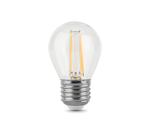 Лампа светодиодная Black LED Filament Шар E27 9W 710lm 4100K  105802209  Gauss