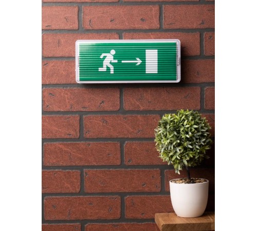 Пиктограмма "Направление направо" 320х120мм (для EXIT, SAFEWAY-40)  pkal-01-04  EKF