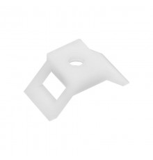 Площадка для крепления стяжки (ПС-2) 29x15 мм, белая, упаковка 100 шт.  07-2104  REXANT