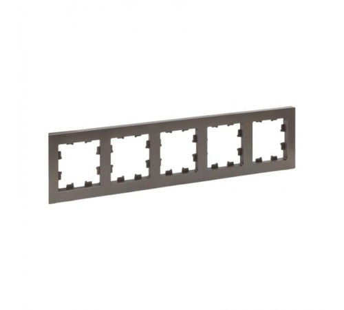 5 - местная рамка, мокко, пластик Эпика  UP1-FPM-05 EKF