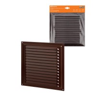 Решетка металл. 250х250, коричневая, с покрытием полимерной эмалью  SQ1807-0709  TDM