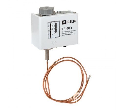 Реле температуры (термостат) капилляр 1 метр EKF  TR-30-1  EKF
