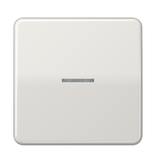 Клавиша с окошком и символом "освещение" для выключателей с подсветкой; "золотой блеск"  CD590KO5LG  Jung