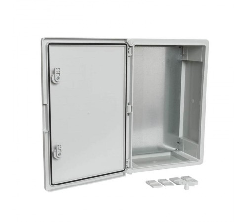 Корпус пластиковый с монтажной панелью ЩМП IP65 серая дверь 500х350х190  PR08.26483  Промрукав