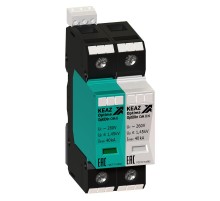 Ограничитель импульсных перенапряжений (УЗИП) OptiDin OM-II-1+N-280/40  114310  КЭАЗ