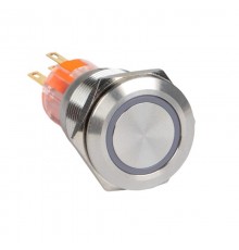 Кнопка S-Pro67 19 мм без фикс. с красной подсв. 230В PROxima  s-pro67-111  EKF