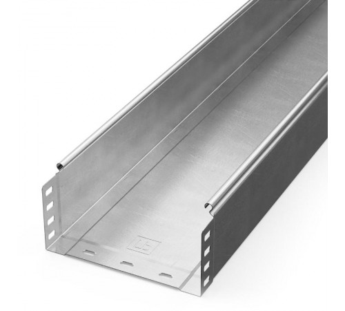 Лоток неперфорированный Стандарт INOX (AISI 304) 200х100х3000 (0,8 мм) (3 м/уп)  PR16.2313  Промрукав