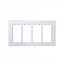 Simon Connect Рамка на 4 S-модуля к монт.коробке SBM250, Сима Про, белый  SBM402-9  Simon