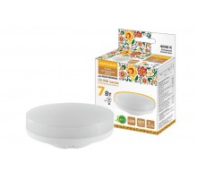 Лампа светодиодная GX53-7 Вт-230 В-4000 К-Э, h=26 мм, Народная  SQ0340-1520  TDM