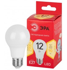 Лампа светодиодная LED A60-12W-827-E27 R (диод, груша, 12Вт, тепл, E27) (10/100/2000)  Б0050197  ЭРА