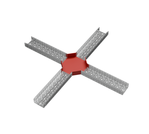 Х-разветвитель 100х200 мм "ПЛЮС"  XDplus100-200   КМ-профиль