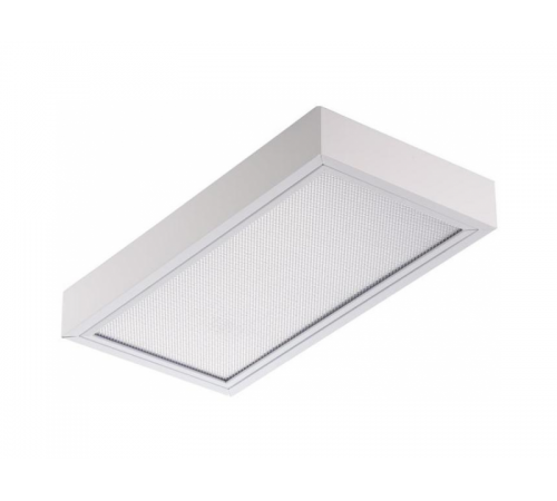 Светильник люминесцентный накладной с БАП TL218 CL EL EM 620x310x85мм без ламп IP20 призма  02386  TechnoLux