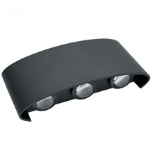 Светильник уличный светодиодный , 6*1W, 450Lm, 3000K, черный DH101  48100  FERON