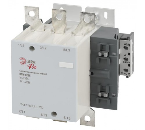 Контактор КТИ-5265 PRO KKT50-265-400-10-E 265А 400В/АС3  Б0054929  ЭРА