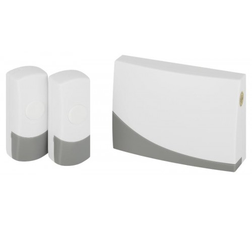 Звонок  ЭРА C91-2 беспроводной, две кнопки (нов.упак)  Б0018998  ЭРА