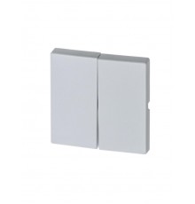 Клавиша для механизма 2-клавишных выключателей/переключателей/кнопок, серия solo/future, цвет белый бархат  1751-0-3024   2CKA001751A3024  ABB