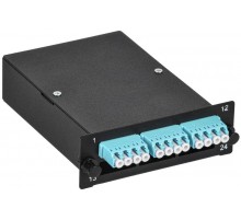 ITK Кассета для кросса ST OM3 MPOf 3хLC-quad (12 ОВ)  FCPS-5003-MPOF-012LCQ  ITK