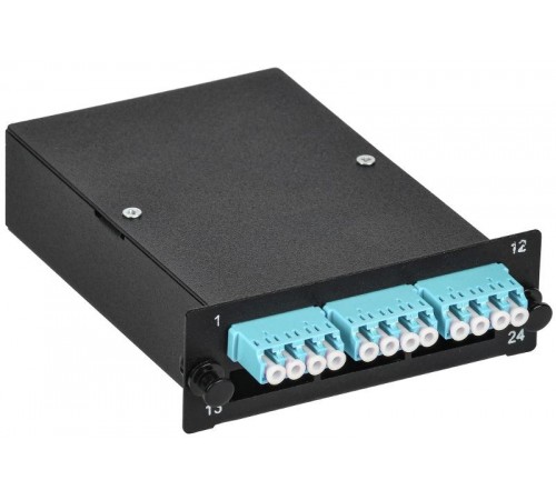 ITK Кассета для кросса ST OM3 MPOf 3хLC-quad (12 ОВ)  FCPS-5003-MPOF-012LCQ  ITK