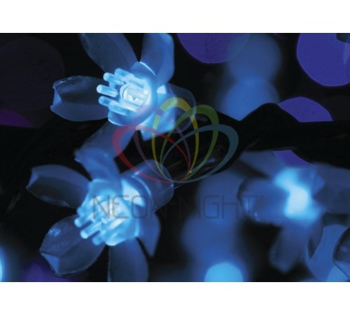 Светодиодное дерево "Сакура", высота 3,6м, диаметр кроны 3,0м, синие светодиоды, IP 54, понижающий трансформатор в комплекте,  531-233  NEON-NIGHT