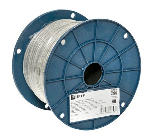 Трос в оплетке ПВХ 2/3мм  to-2.3  EKF