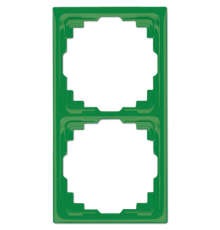 Рамка для инсталляции в кабельных каналах, 2-кратная; зеленая  CD582KGN  Jung
