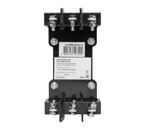 Панель втычная для ВА-99М 63 заднего присоединения  mccb99m-63-pin-3r  EKF