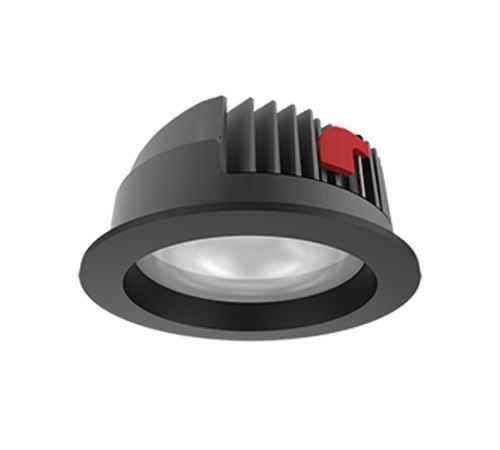 Cветильник светодиодный даунлайт DL-PRO круг. 226*96мм 52W 4000K IP65 d монт.отв.= 200-215мм RAL9005 черный муар  V1-R0-T0777-10000-6505240  VARTON