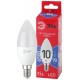 Лампа светодиодная ЭКО LED B35-10W-865-E14 R (диод, свеча, 10Вт, хол, E14)  Б0045337  ЭРА