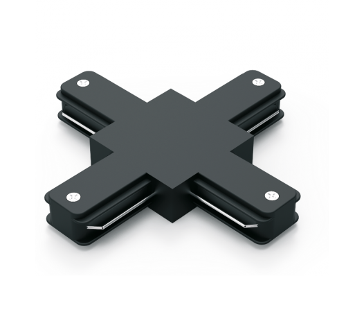 Коннектор для трековых шинопроводов (+) черный  TR111  Gauss