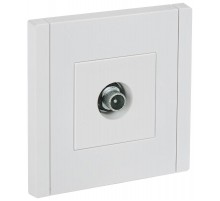FORTE&PIANO Розетка TV проходная FP229 белый  FP-A10-P-K01  IEK