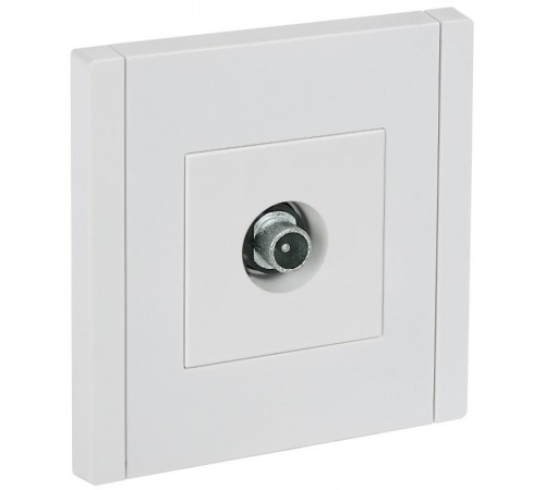 FORTE&PIANO Розетка TV проходная FP229 белый  FP-A10-P-K01  IEK