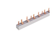 Шина соединительная типа PIN (12 штырей) 3Р 100 А (22 см)  11-2256  REXANT