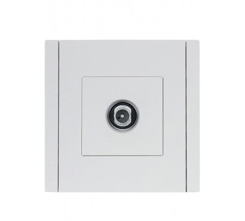 FORTE&PIANO Розетка TV проходная FP229 белый  FP-A10-P-K01  IEK