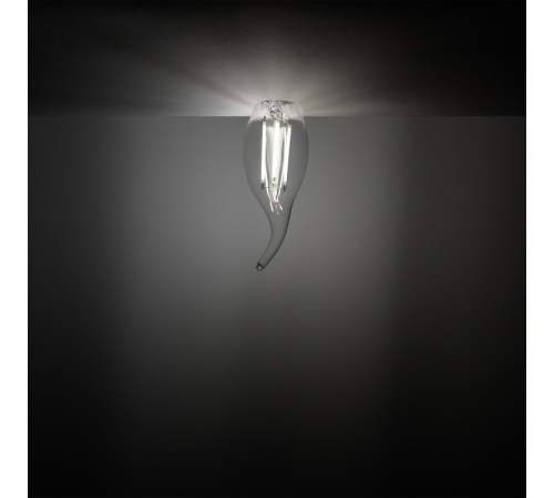 Лампа светодиодная Black LED Filament Свеча на ветру E14 11W 750lm 4100K  104801211  Gauss