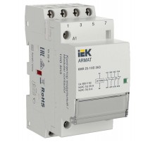 ARMAT Контактор модульный KMR 25А 24В AC/DC 1НО 3НЗ  AR-KMR20-025-13-024  IEK