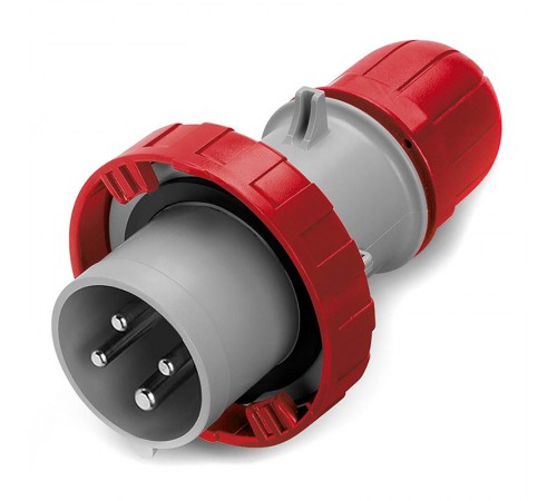 Вилка кабельная с безвинтовыми клеммами IP67 16A 3P+E 400В  DIS2181636P  DKC