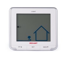 Метеостанция REXANT S637B с ЖК-экраном и беспроводным датчиком 70-0597  REXANT