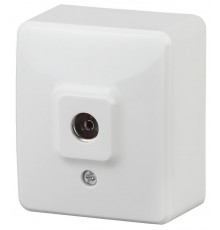 Розетка TV 11-3201-01  одиночная, ОУ, Эксперт, Белый Б0020724  ЭРА