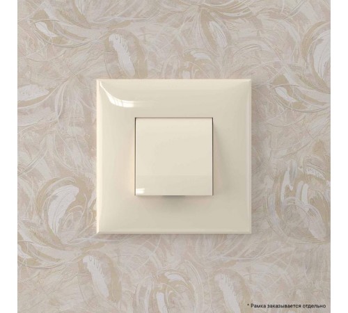 Вывод кабеля из стены "Avanti", "Ванильная дымка"  4405983  DKC