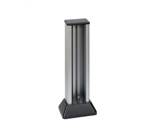 Simon CIMA 500 Миниколонна 2-сторонняя на 6 модулей 500CIMA, 471х126,5(158)х109,5(181) мм, графит-алюминий  52550223-033  Simon